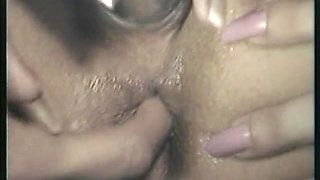 Three asian babes are getting fucked by a lucky white dude