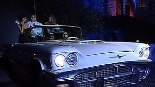 Vintage Italian MILF makes cum her boy