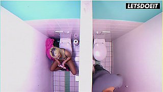 Lovita Fate And Mark Aurel In Blonde Teen Fucks Plumber In The Hostel Bathroom