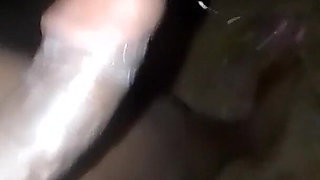 Neighbor's Sister Takes Pleasure While Peeing at Night, New Video