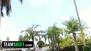 Teen forms - Big Ass teen pounded in the pool