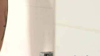 Hot tattoed escort babe pussy penetrated