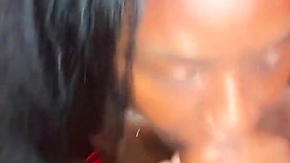 Ebony Queen Drains Me Dry Swallowed Every Drop