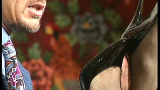 Stepmom with Big Tits Gets Anal - Muscular Stepdad Pounds Her Hard