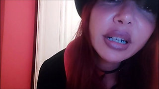 The beautiful blasphemer orders you what to do