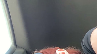 I Fuck the Uber Driver, I Masturbate Inside His Car, I Give Him a Delicious Blowjob and He Takes Me to the Hotel
