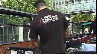 Two Amazing MILF Get Fucked Hard by Their Boyfriend on Top of the Bus