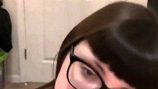 Blowjob cumshot whore gargles pov bukkake fetish cum