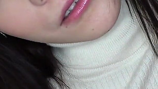 A Gentle-looking, Fair-skinned Beauty with a Boyfriend, Having Sex in a Hotel While Filming