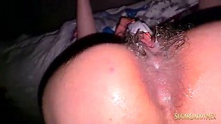 Innocent Young Girl Drains Older Man's Load in the Shower Pt1