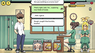 Hentai Game - Problematic Student - LVL 2 Teacher Fucks Students