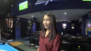 Thai beauty gives sensual HD POV BJ to her partner