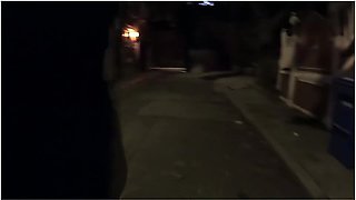 Flashing My Pussy In An Exposing High Cut Dress On Halloween