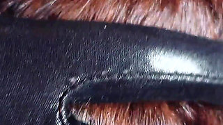 FUR FETISH video: beautiful Mistress tease and seduce. ASMR and JOI. Arya Grander.