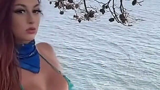 Artemisia Love Sexy Hiking Sesh Outdoor Perfect Big Tits Fetish for You
