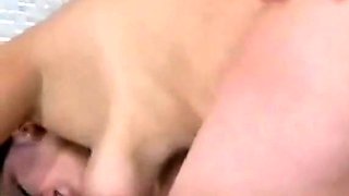 Amateur video: Guy fucks aunt in the bathroom