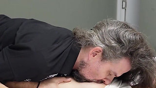 Oral Sex and Fingering Leads to Hobble Belt Bondage and a Fuck