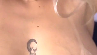 Sexting for a Fan While Working