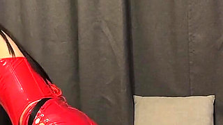 Pbp Hard Fucking by Mistress Jennifer in Red Latex
