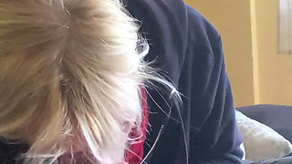 Spanish MILF Hot Wife Sucks and Sucks and Sucks Cock with Final Explosion