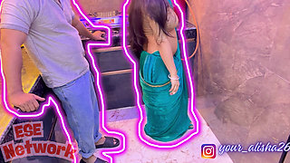 Alisha Got Fucked by Her Devar While Making Reels in the Kitchen