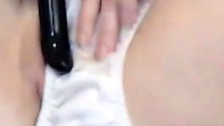 Amateur Squirts in Panties on Webcam