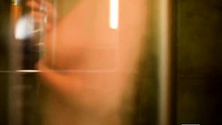 College teen babe squirts in the shower