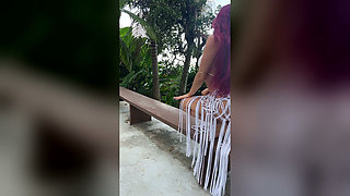 Flexible Redhead Atlanta Moreno Stops Her Solo and Makes Me Eat Her Until Her Legs Shake