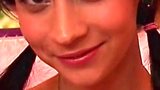 Sexy Brunette Teen Fansy Masturbates Her Pussy with Dildo