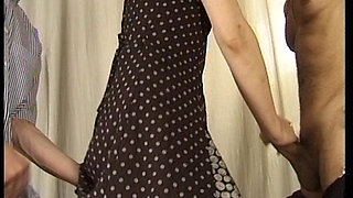 Threesome Enjoyment Two Tails One Goal Her Face