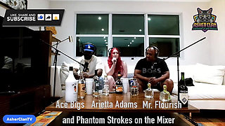 Adult Star Podcast with Arietta Adams Hosted by Mrflourish and Ace Bigs