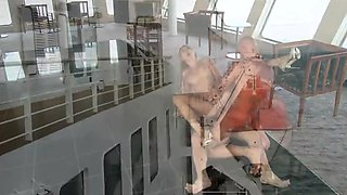 Blonde Babe Kristi Lust Wears Bikini on Boat before Hardcore Threeway - Private Porn Sex Videos