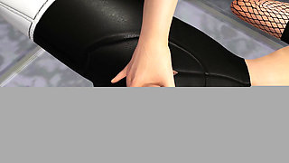 Yua Korean 3D Animation - Tight Pussy Fingering, Standing Pussy Licking & Rimjob to Squirt in Uncensored Hentai