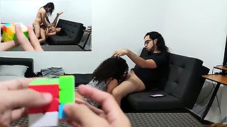 Amateur cuckold, tutorial, big boobs