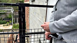 French Milf Ellie Bymer Pounds Stud Outdoors While Husband Watches