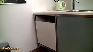 real flexi doll Lilith Lee stretched and kamasutra fucked