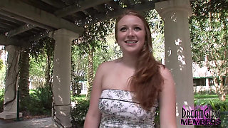 Big Natural Tits Exposed on a Local College Campus