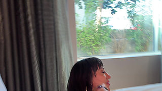 Egyptian Sasha Pearl in Belly Dancing Tutor Threesome