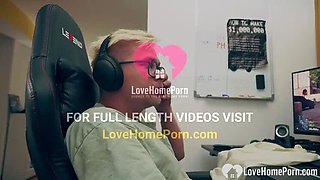 Horny Redhead Trapped in Washer Gets Deep Hardcore Doggy Style