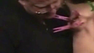 Mature Brunette MILF Endures Rope Bondage and Spanking
