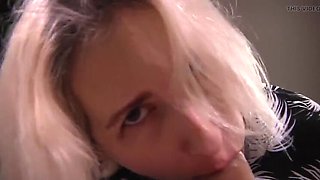 KinkyHome Real Couple Homemade Fuck - Blonde MILF Pegging Guy Doggy Style