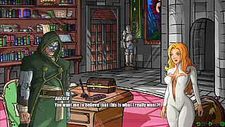 Doom fingers big boobs Ms Bowen's tight pussy - doomination gameplay part 2