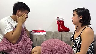My sister-in-law catches me marrying her stepsister and rails me hard at my bachelor party! Raw creampie no condom
