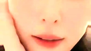 Emo teen on solo webcam masturbation