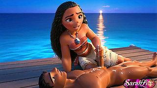 Moana's Love Story - AI Animation ASMR