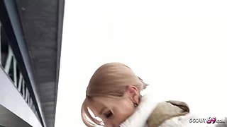 GERMAN SCOUT - Assfucking Love making Laura Crystal