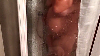 Caught My Stepsister in Shower. She Let Me Watch on She's Busty Body