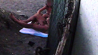 Flashing My Cock in Front of My Stepdaughter in a Beach and She Helps Me Cumshot in Front of Everyone