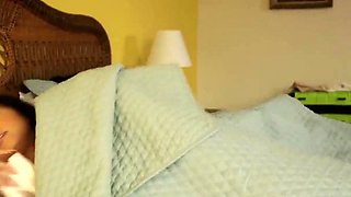 Trouble Sleeping Brunettes Eat Pussy