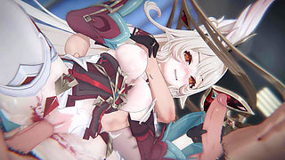 [genshin Impact] Alice Complete Collection: Bondage, Cowgirl, Sandwich DP & Pregnant (4k)